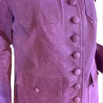 TWIGGY LONDON ORCHID PURPLE VINTAGE Y2K SUEDE FRONT BUTTON JACKET (M) Size M Photo 8