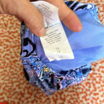 Jantzen  size 12 bathing suit Swimsuit One-piece Periwinkle/Pink Graphic Photo 8