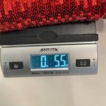 FILA  1911 Red Sequin Crop Tank Top Athletic Ribbed Trim Women Size M Photo 3