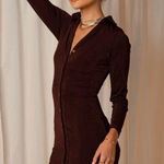 Peppermayo NWT Ring My Bell Mini Dress - Choc Brown Size 10 Photo 3