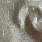 Tote Shoulder Bag Faux Crocodile Print Tan Color Purse Photo 6