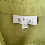 Habitat  Clothes to Live In Green Lightweight Lagenlook Jacket Top, Size Medium Photo 5
