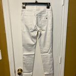 Shaft of Italy women's size 27 super skinny Brazilian therapy stretchy pants White Photo 2
