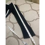 jonathan simkhai krishna top missing gold necklace, size XS, *Flawed Black Photo 9