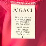 A'Gaci A’GACI Fuchsia Pink Ruffle Delight Dress Large NWT Photo 7