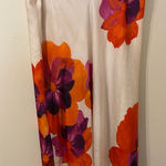 NWT New York &‎ Company White Pink Orchid Floral Lined Max Dress Size XL Photo 0