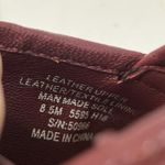 Tory Burch Maroon Leather Espadrilles Perforated Slip On Espadrilles 8.5 M Logo Photo 14