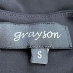 Grayson Shirt Women Small Black Office Casual Versatile Neutral Basic Minimalist Photo 5