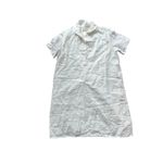 Everlane  White Eyelet Embroidered Shirt Dress Collared Short Sleeve Size S NWT Photo 2