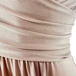 La Femme Blush Pink Strapless High Slit Floor-Length Formal Gown Size 6 Photo 8