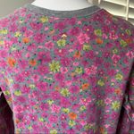 Kate Spade Marker Floral Ruffle Sweatshirt Dress Photo 7