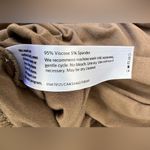 Eileen Fisher  Mini Long Sleeve Dress Petite Brown Neutral Buttery Soft Organic Photo 2