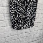 Swim Solutions Shirred Neck Blouson Tankini Top Size 10 Black White Dot Bra New Photo 3