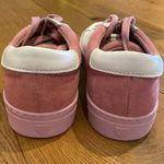 Matchboots ‘Rose Passion’ white leather pink suede lace up sneaker size 5 Photo 4