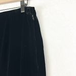Vintage April Cornell Silk Blend Velvet Maxi Skirt Size Large Y2k 90s Whimsigoth Black Photo 2