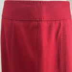 Ann Taylor Red Wool Flannel A Line Skirt sz 4/6 Photo 1