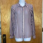 Wild Fable Colorful Striped  Button Down Shirt Size XS Photo 0