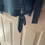 J.Crew J. By  Light Blue Long Sleeve Soft Sweater With Tie On Bottom- Size Small Photo 5