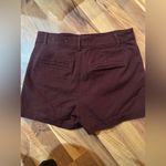 Loft  Deep Rustic Red Jean Shorts Photo 1