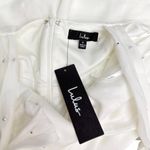 Lulus Certainly Aglow White Organza Pearl Tie Photo 3