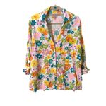 Show Me Your Mumu  Floral Weekday Button‎ Up Sz Medium Photo 2