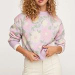 Mango Flowers Knit Sweater Photo 0