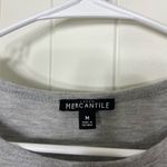 J.Crew NWOT Mercantile women’s gray layered 3/4 long sleeve blouse medium Photo 3