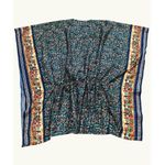 Vintage Ethnic Print Kimono Robe Boho Chic Cape Unique Cultural Motifs One Size Blue Size undefined Photo 4