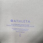 Athleta  Elation Rib‎ Crop Flare Pant Leggings Size Large Green Yoga Active Photo 5