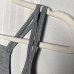 New Balance Racerback Tank Top Large Sleeveless Athletic Gray Silver Workout Photo 3