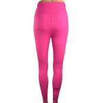 Bandier Year of Ours  Women's Pink High Rise Ribbed Athletic Leggings Pants M Photo 2