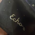 Echo‎ Silk Scarf Gold Purple Green Geometric Brown Photo 5