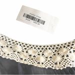 new Shay Todd ❁ Handkerchief Hem Crochet Shoulder Tie Dress Swim Cover ❁ Black L Size L Photo 4