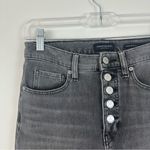 Banana Republic | Gray High Rise Slim Jeans Button Fly Size 27 Long Photo 1