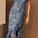 Yumi Kim Malia Midi Light Blue Lace Dress Size 4 New $268 Photo 0