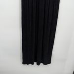 Choon California Vintage Velour Floral Black Long Dress Formal Size Medium Photo 2