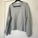 Wonderly  Textured Knit Oversized Dusty Blue Top in Women's‎ Size XL Photo 1