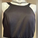 Emerald Sundae Ladies Black Round Neck Back Zip Fit & Flare Dress SZ 11 NWT Photo 1