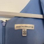 Dress the Population Sandra Plunge Crepe Trumpet Gown Photo 4