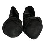 Eileen Fisher  Fuller Suede d'Orsay Flat Black Pointed Toe Leather Shoes 8 EUC Photo 5