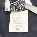 RM Richards Karen Kwong Womens Pant Set Size 8P Evening Formal Lace Vintage Glam Black Photo 14