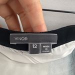 Vince Black and White A-Line Skirt Photo 1