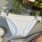 White Crochet Lace Bikini Swimsuit Bottom Womens Medium Mossimo Size undefined Photo 1