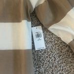 Old Navy Petite Beige Long Sleeve Striped T Shirt Dress Sz MP Photo 6