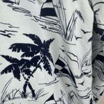 Talbots  Sail Away Scoop Neck Hoodie Size XL Nautical Beach Preppy Coastal Comfy Photo 2