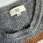 Stitch Fix Pinque Maise Crewneck Pullover Striped Stretch Sweater Gray Size M Photo 5