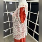 Gina Blaneź Vintage 80s 90s Y2K Off White Patchwork Lace Vest Size L Photo 1