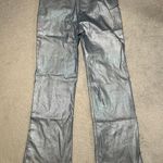 I am gia I.AM.GIA Ximena Metallic Silver Pants Size XS Photo 2