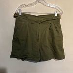 Bohme Remington Olive Green High Rise Shorts Photo 4