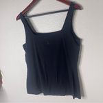Nike  Large Dri-fit Women's Solid Black Tank Top Photo 2